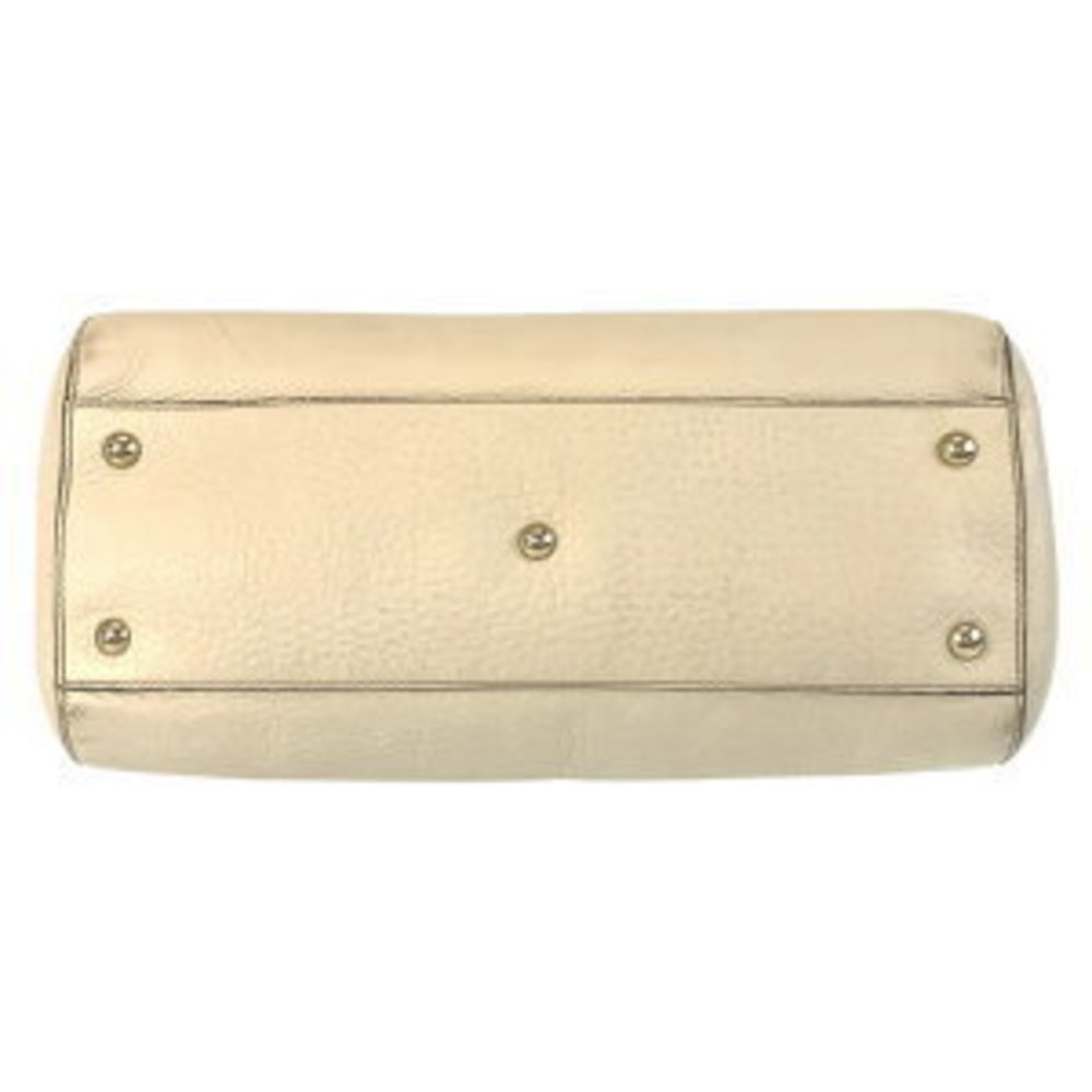 Gucci Interlocking Off White Leather Handbag - image 1